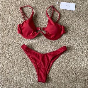 Zaful red bikini